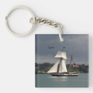 Lynx acrylic key chain