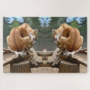 Lynx cats jigsaw puzzle