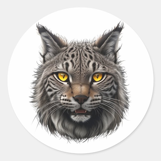 Lynx Classic Round Sticker (Front)