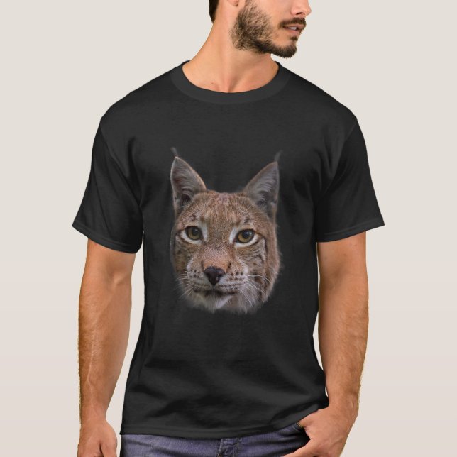 Lynx design lynxes wild cats gift T-Shirt (Front)