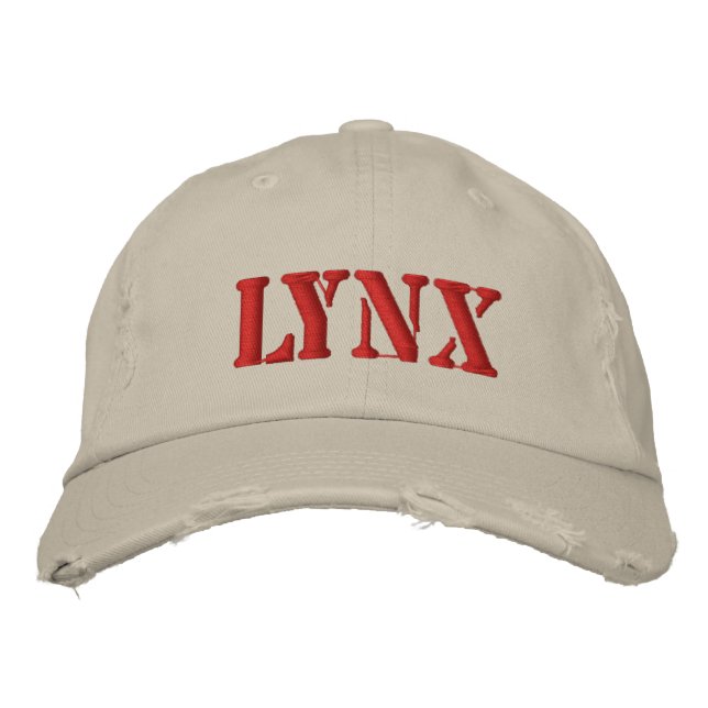 LYNX EMBROIDERED HAT (Front)