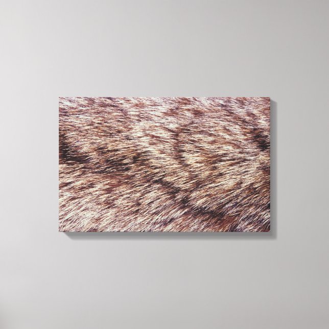 Lynx fur canvas print (Front)