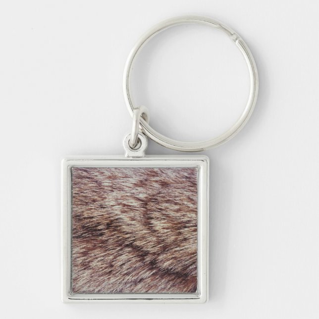 Lynx fur keychain (Front)