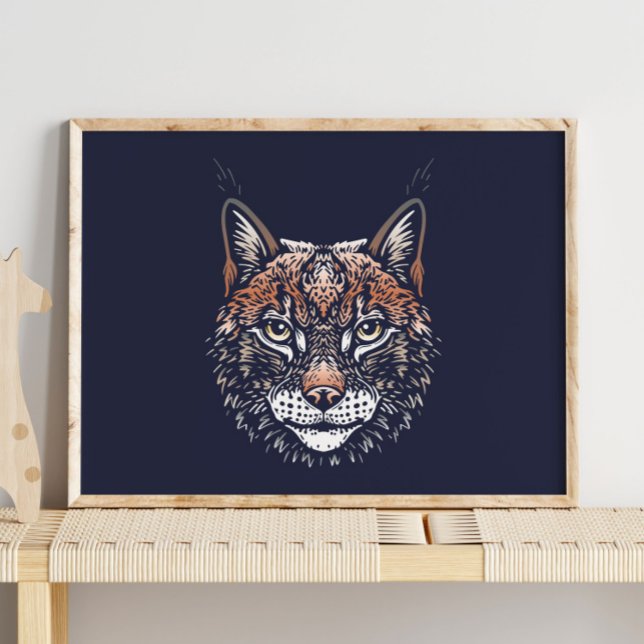 Lynx | Impression murale d'animaux de forêt Lynx (Créateur téléchargé)