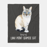Lynx Point Siamese Cat Personalized