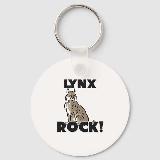 Lynx Rock Keychain (Front)