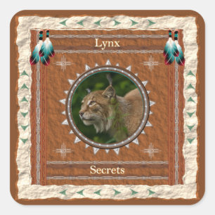 Lynx Secrets Energy Square Sticker