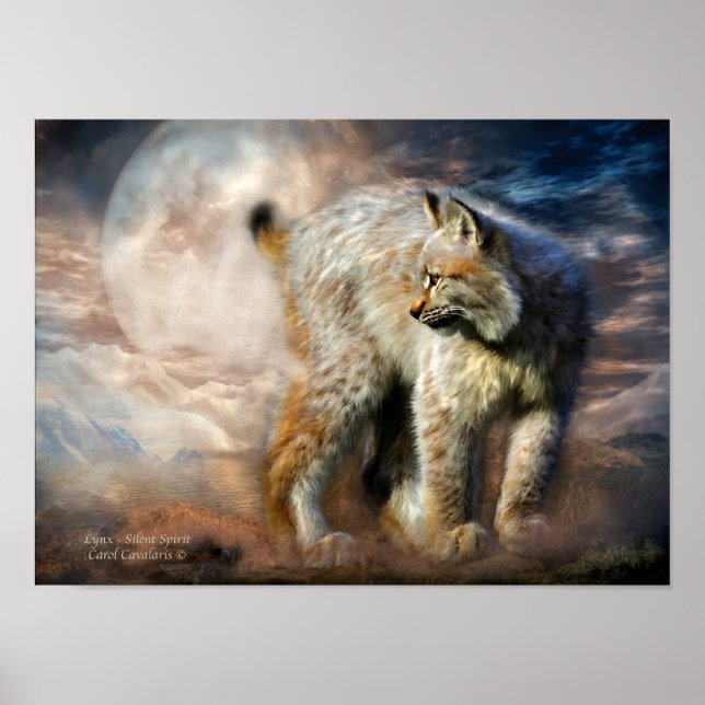 Lynx-Silent Spirit Art Poster/Print Poster (Front)
