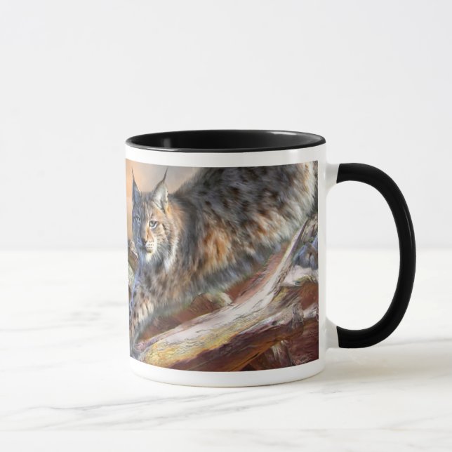 Lynx Spirit Art Mug (Right)