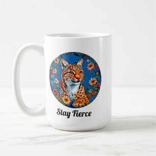 Lynx Wild Animal Fierce Wildlife Nature Design Coffee Mug