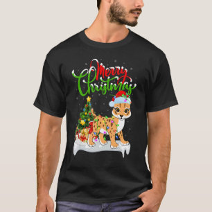 Lynx Xmas Decorations Santa Lynx Christmas T-Shirt