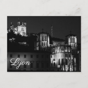 Lyon Basilica Fourvière Postcard