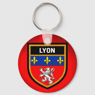 Lyon Flag Keychain