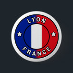 Lyon France 2 Inch Round Button<br><div class="desc">Lyon France</div>