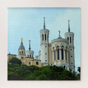 Lyon France Basilica - 20x20 - 676 pcs. Jigsaw Puzzle