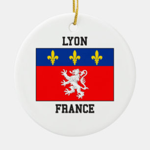 Lyon France Ceramic Ornament