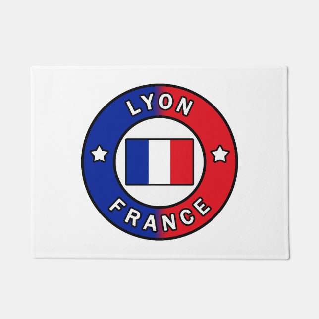 Lyon France Doormat (Front)