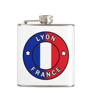 Lyon France Hip Flask