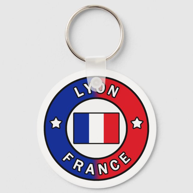 Lyon France Keychain (Front)