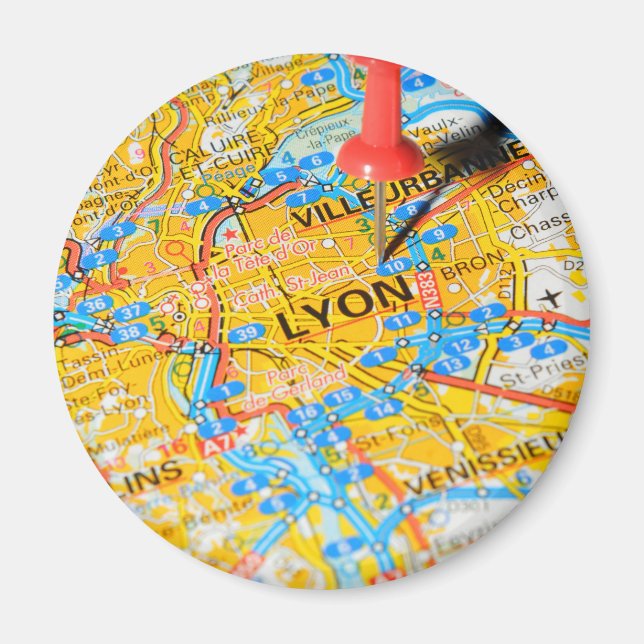 Lyon, France Magnet (Front)