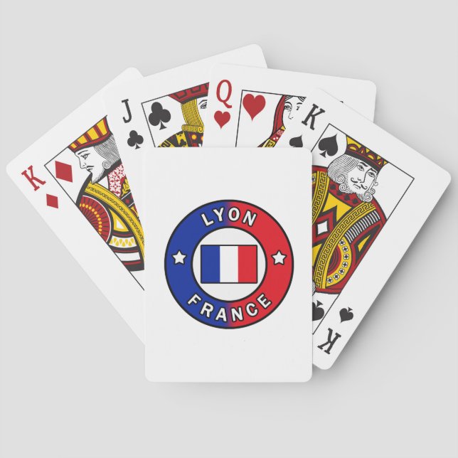 Lyon France Playing Cards (Back)