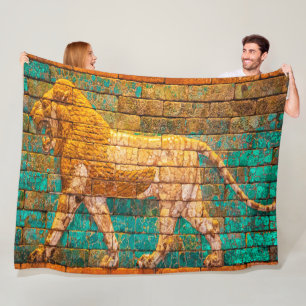 Lyon of Babylon woven blanket