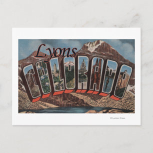 Lyons, ColoradoLarge Letter ScenesLyons, CO Postcard