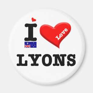 LYONS - I Love Magnet