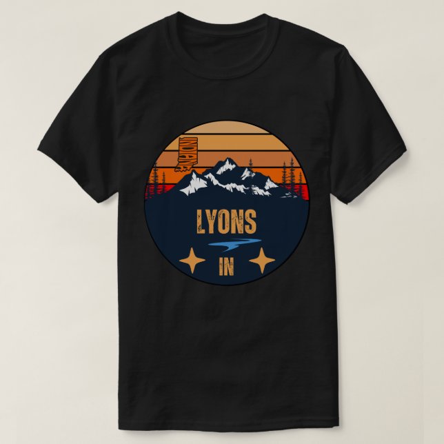 Lyons, Indiana T-Shirt (Design Front)