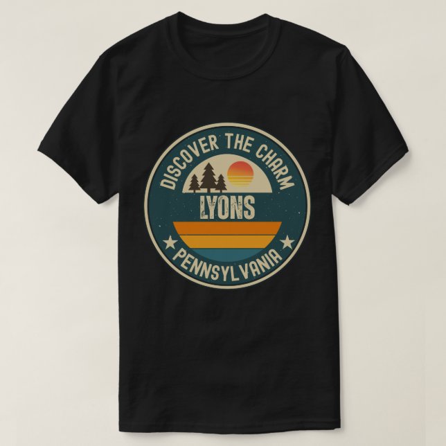 Lyons, Pennsylvania T-Shirt (Design Front)