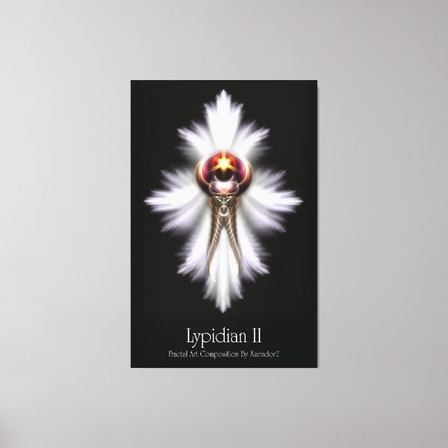 Lypidian II Fractal Art M2 Canvas Print (Front)