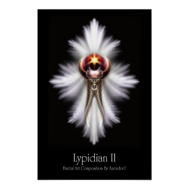 Lypidian II Fractal Art M2 Perfect Poster (Front)