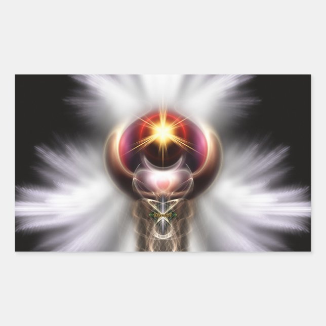 Lypidian II Fractal Art Sticker (Front)