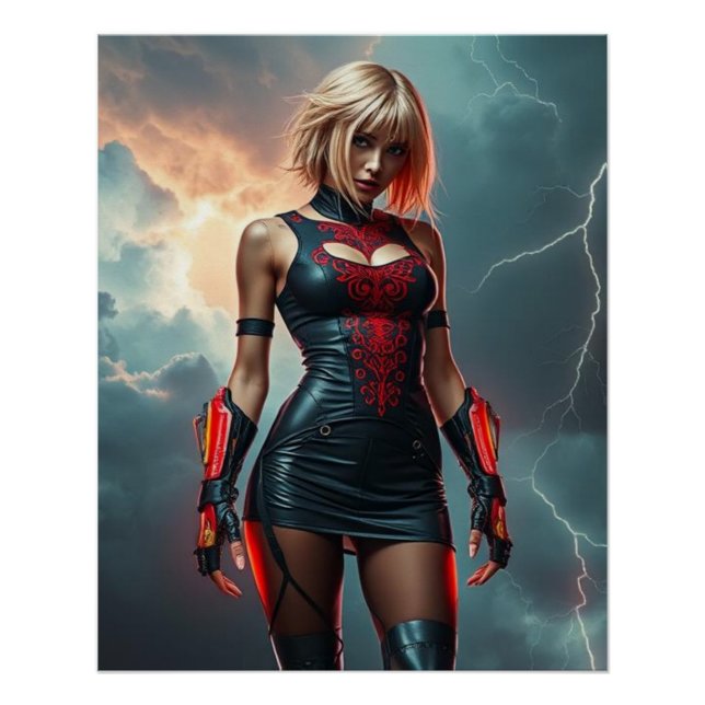 Lyra, daughter of Lightning Poster (Front)