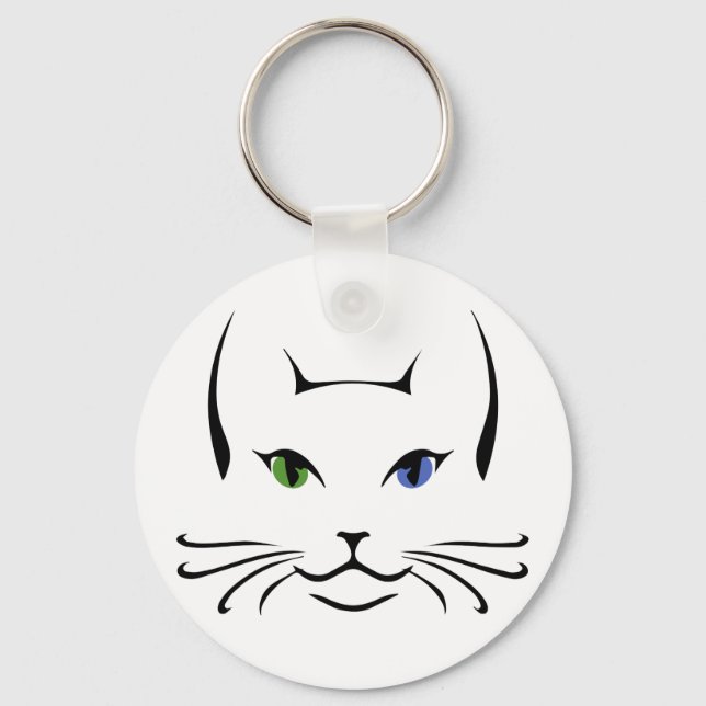 Lyra the Cat Keychain (Front)