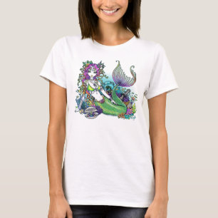 "Lyra" Tropical Rainbow Mermaid Art Tank Top