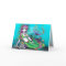Lyra Tropical Rainbow Mermaid Card
