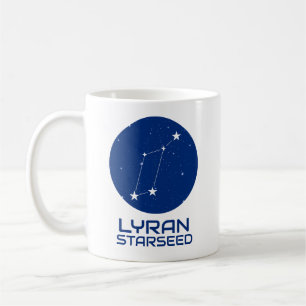 Lyran Starseed Mug – Lyra Constellation Design