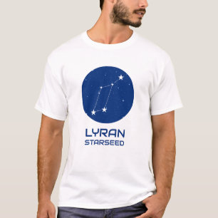 Lyran Starseed Tee with Lyra Constellation