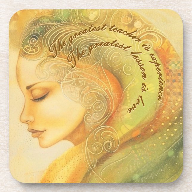 Lyra's Brew Hard plastic coaster (Front)