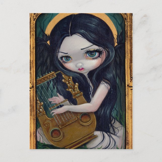 "Lyre Angel" Postcard (Front)