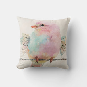 Lyric Bird - The Lyrics's Songbird Throw Pillow