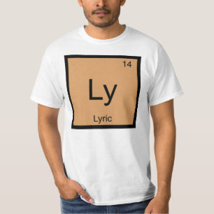 Lyric Name Chemistry Element Periodic Table T-Shirt