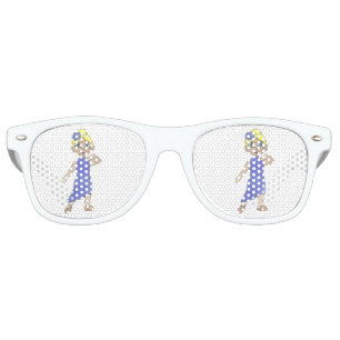 Lyrical Modern Dance Recital Studio Purple Costume Retro Sunglasses