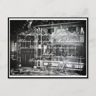 Lyrik Poem Jewelry Room Dresden Postcard