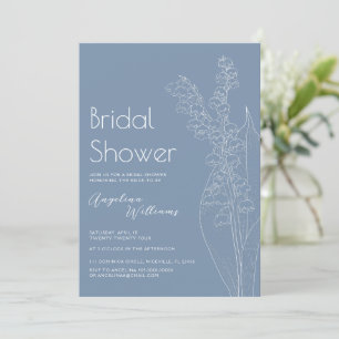 Lys de la vallée Invitation douche nuptiale