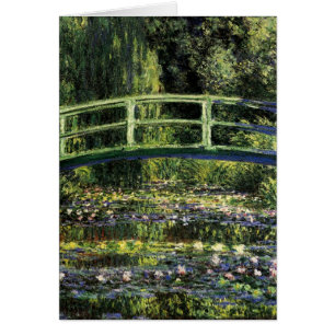 Lys d'eau et pont japonais