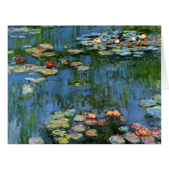 Lys d'eau par Monet (Devant horizontal)