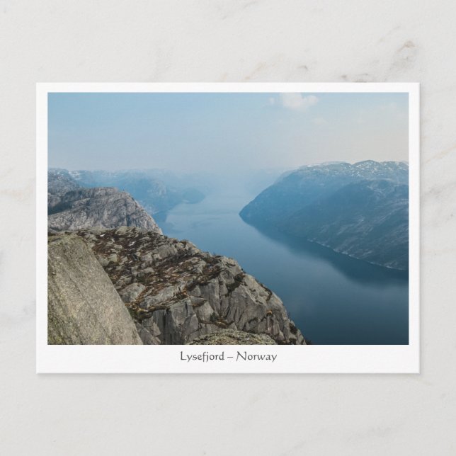 Lysefjord Norway Postcard (Front)