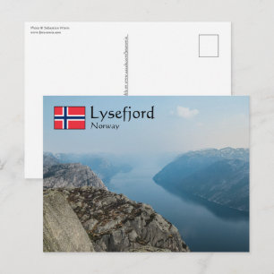 Lysefjord Norway Postcard